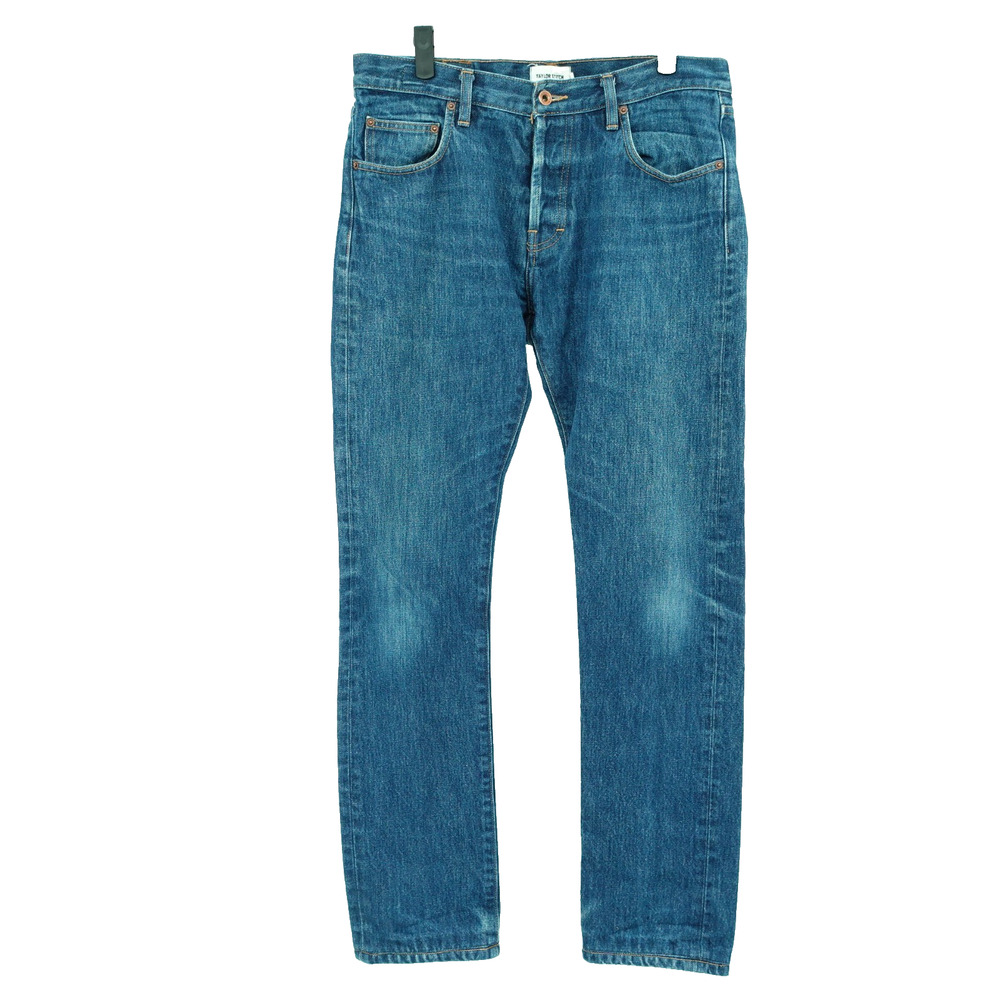Taylor Stitch Slim Jeans in Medium Blue